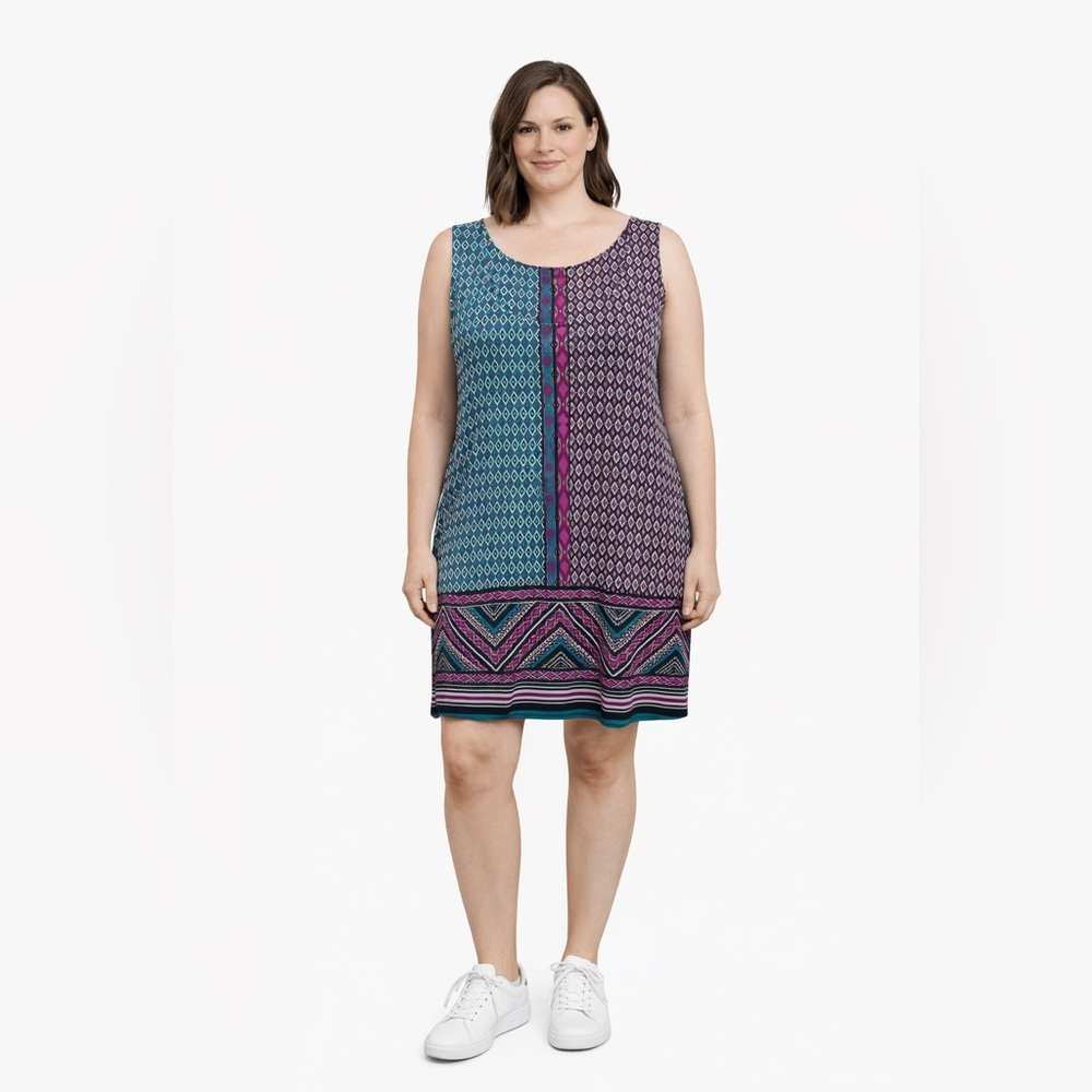 Style and Co. geometric mini dress. Size XL.
